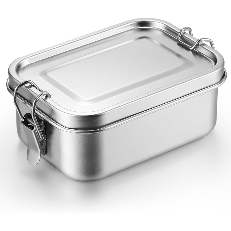 Meal Prep Lunch Boxes - Wadah Penyimpanan Makanan Stainless Steel dengan
