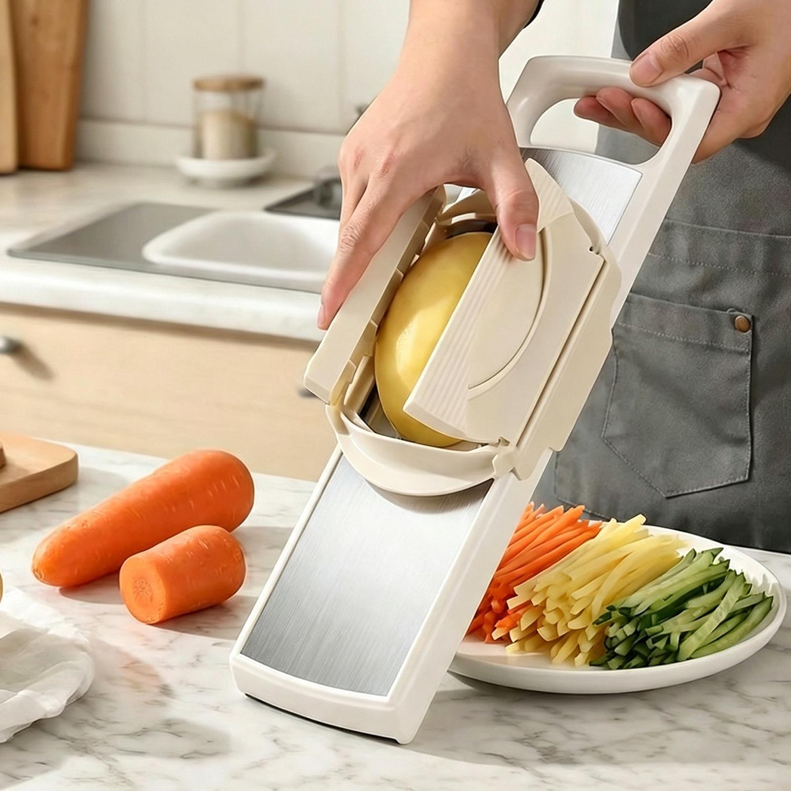 Meal Prep Chef - Pemotong Sayuran Genggam, Pisau Pemotong Makanan