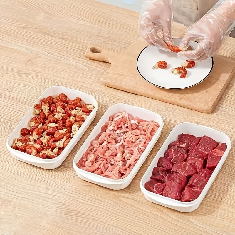 Meal Prep Box - 1/3/10 Buah Kotak Penyimpanan Daging Portabel,