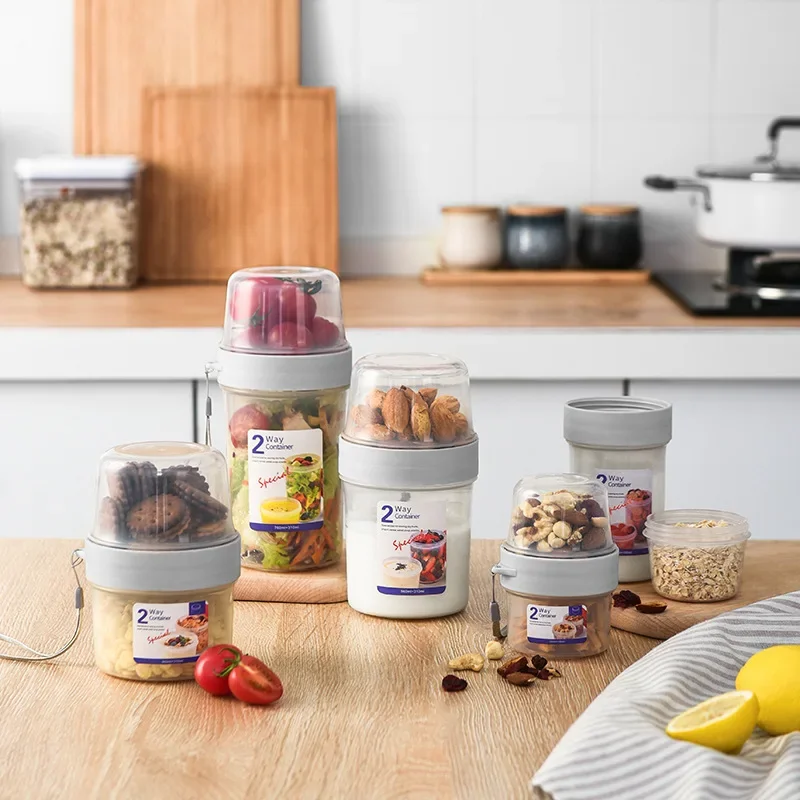 Meal Preparation - Set Wadah Bekal Sarapan Oatmeal Sereal