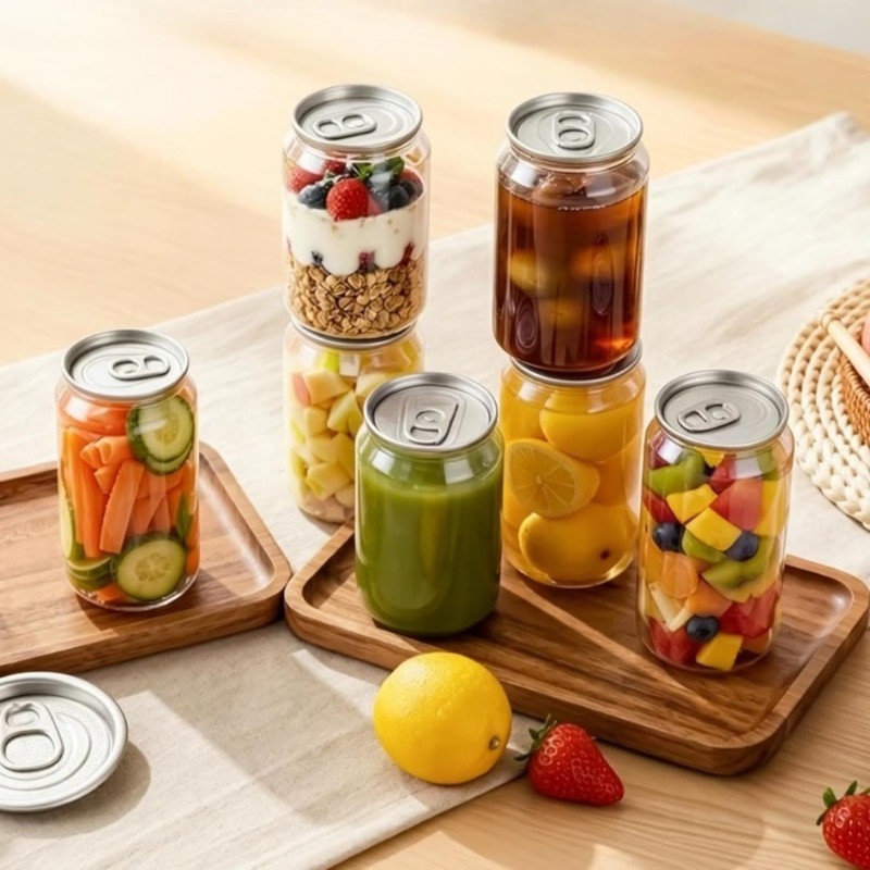 Meal Prep Juice Bottles - 10/15/30 Buah Botol Penyimpanan Tutup Tarik