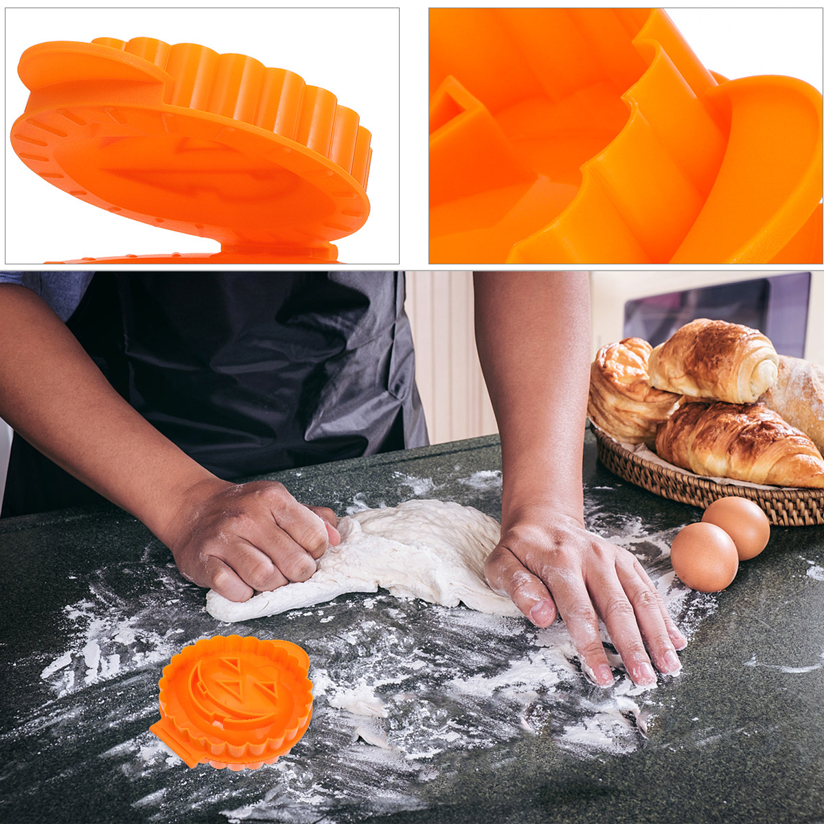 Rice Ball Mold - 2 Buah Alat Pembuat Pangsit Labu