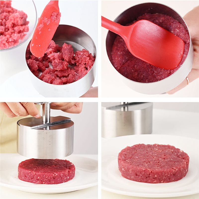 Alat Pembuat Patty Hamburger M - Rice Ball Mold ulasan dan harga