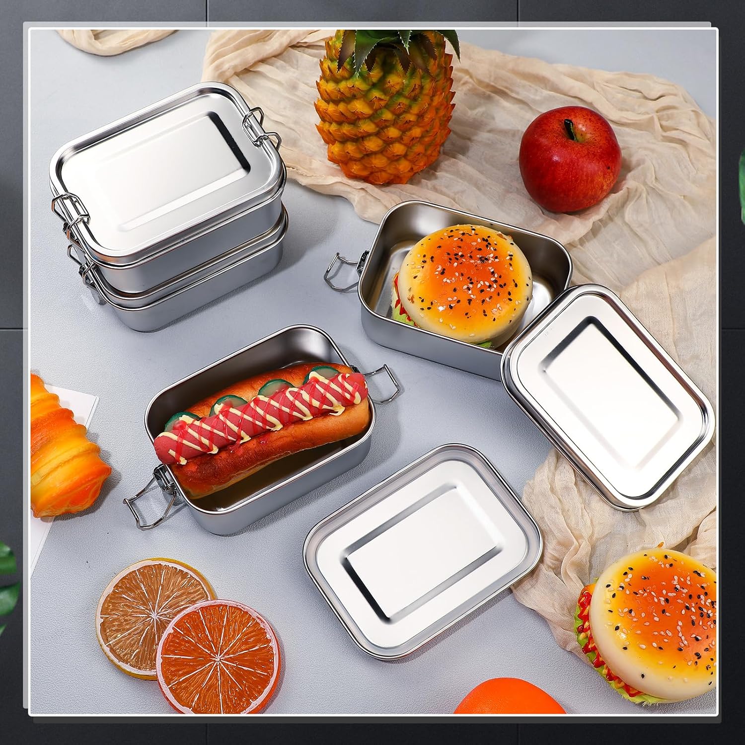 Wadah Penyimpanan Makanan Stai - Meal Prep Lunch Boxes ulasan dan harga