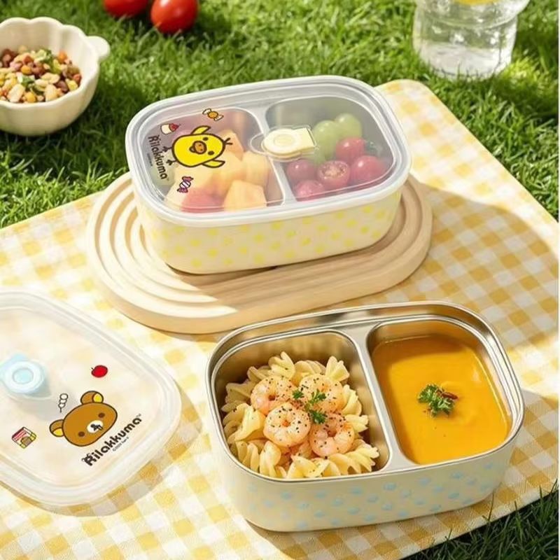 Kotak Bekal Bento Baja Tahan K - Meal Prep Lunch Boxes ulasan dan harga
