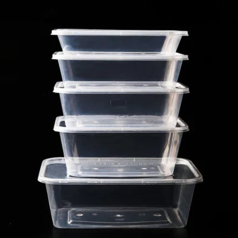 50pcs Kotak Makan Siang Sekali - Meal Prep Kit ulasan dan harga