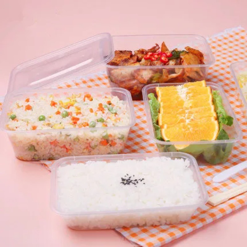 50pcs Kotak Makan Siang Sekali - Meal Prep Kit ulasan dan harga
