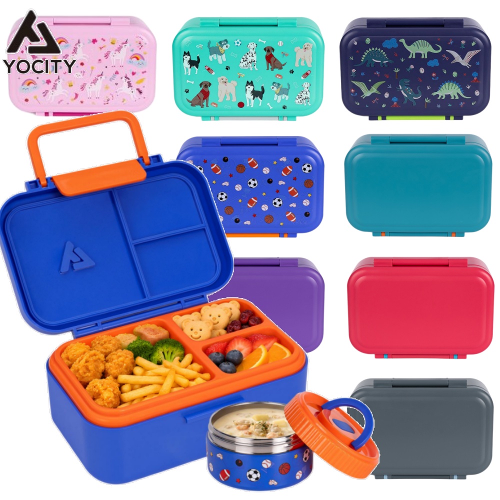 Kotak Makan Siang Bento dengan - Meal Prep Lunch Boxes ulasan dan harga