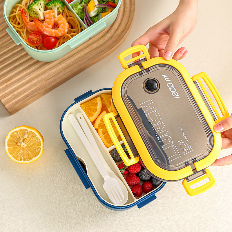 Kotak Makan Bento 2-Lapisan Be - Meal Prep Lunch Boxes ulasan dan harga