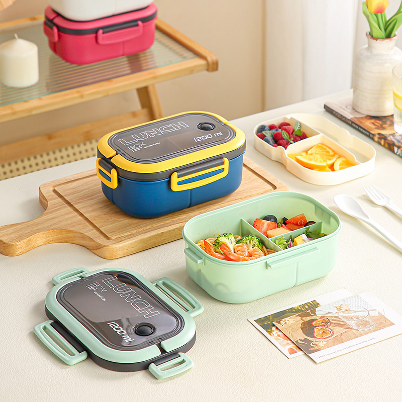 Kotak Makan Bento 2-Lapisan Be - Meal Prep Lunch Boxes ulasan dan harga