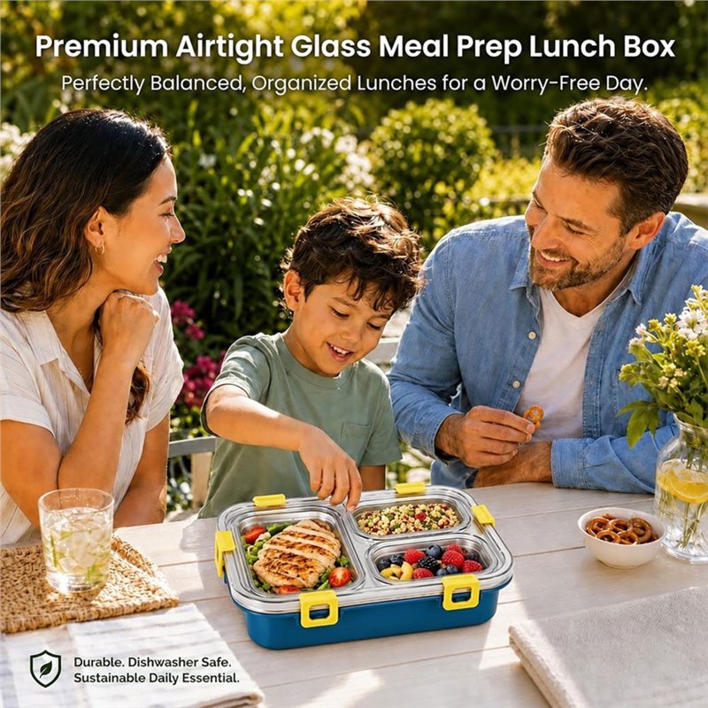 ABGH – Kotak Bekal Baja Tahan  - Meal Prep Gym ulasan dan harga