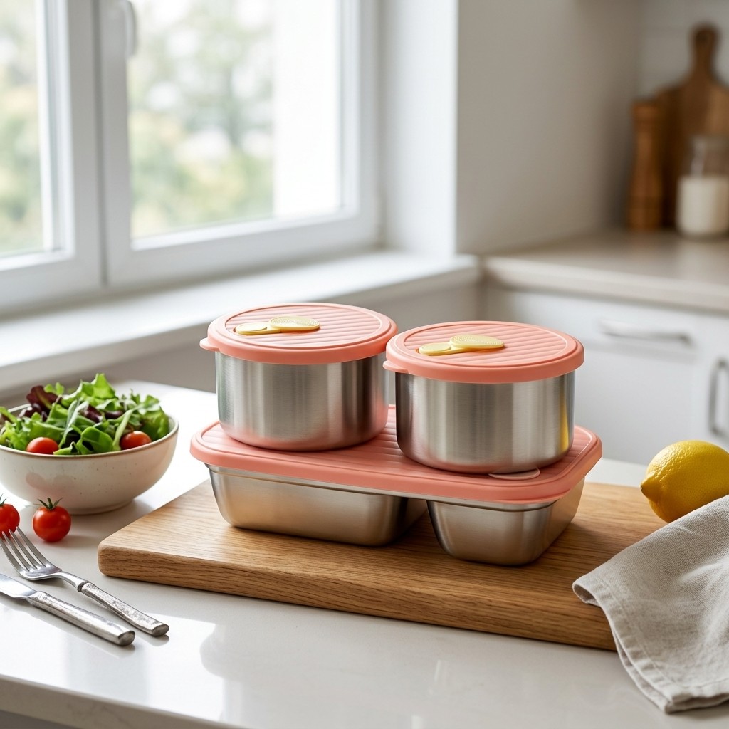 Kotak Makan Siang Anti Karat 3 - Meal Prep Lunch Boxes ulasan dan harga