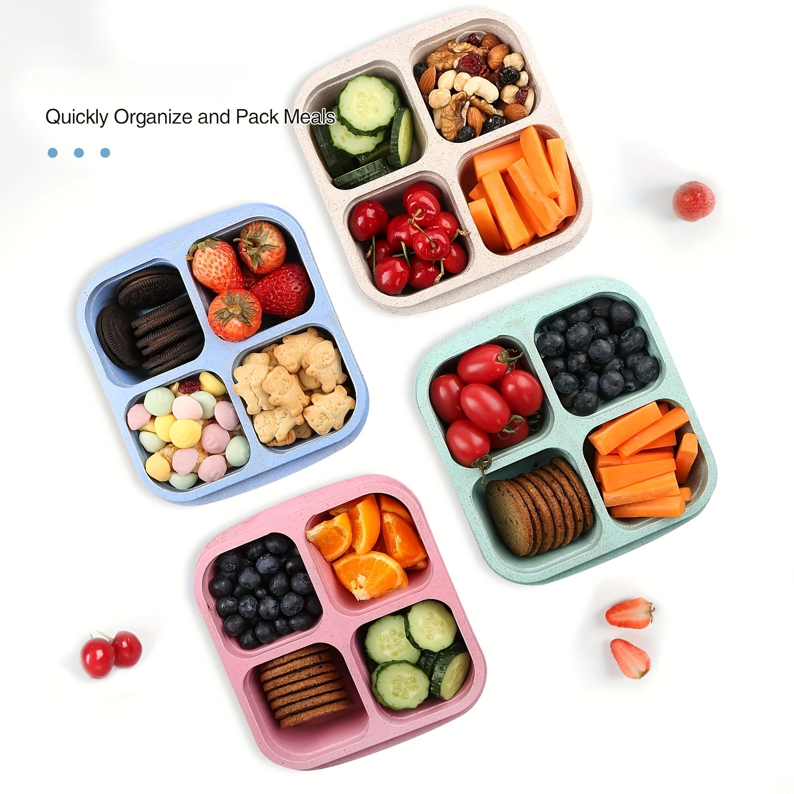 Kotak makanan ringan dengan em - Meal Prep Box ulasan dan harga