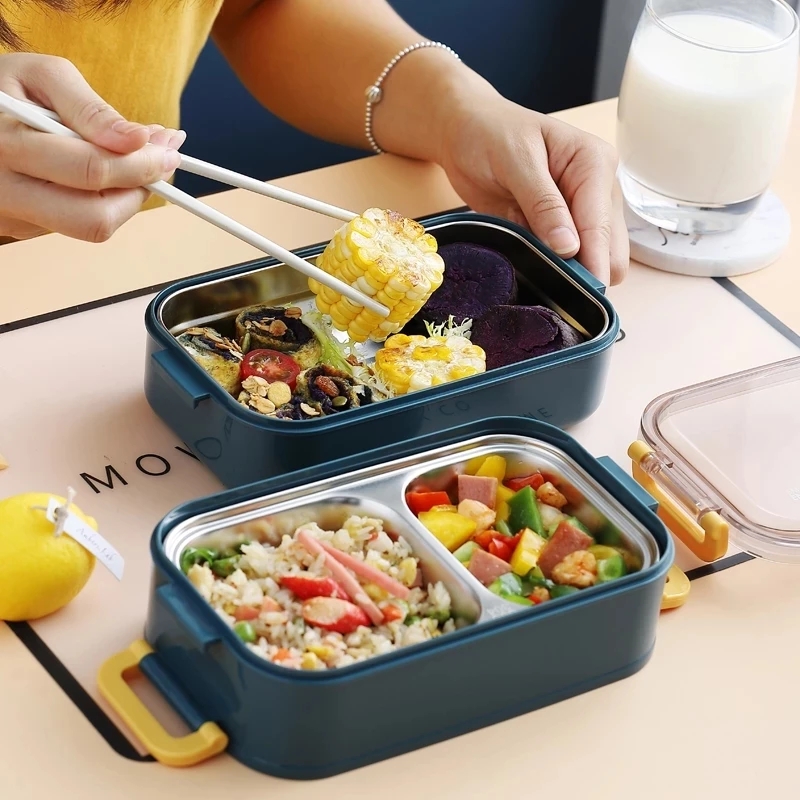 Kantor Piknik Kotak Bento Baja - Meal Prep Box ulasan dan harga
