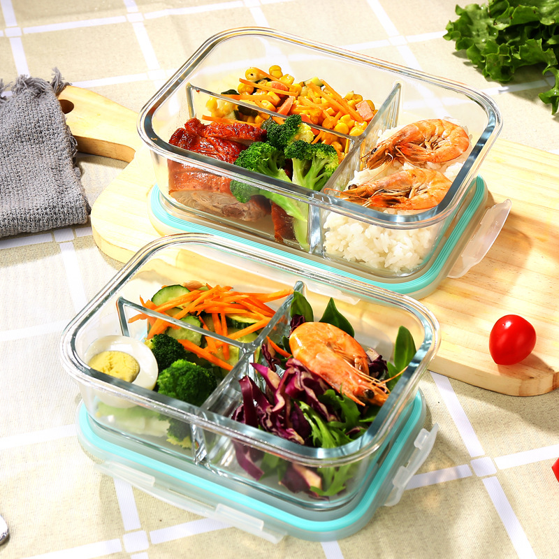 Kotak Penyimpanan Makanan Kaca - Meal Prep Lunch Boxes ulasan dan harga