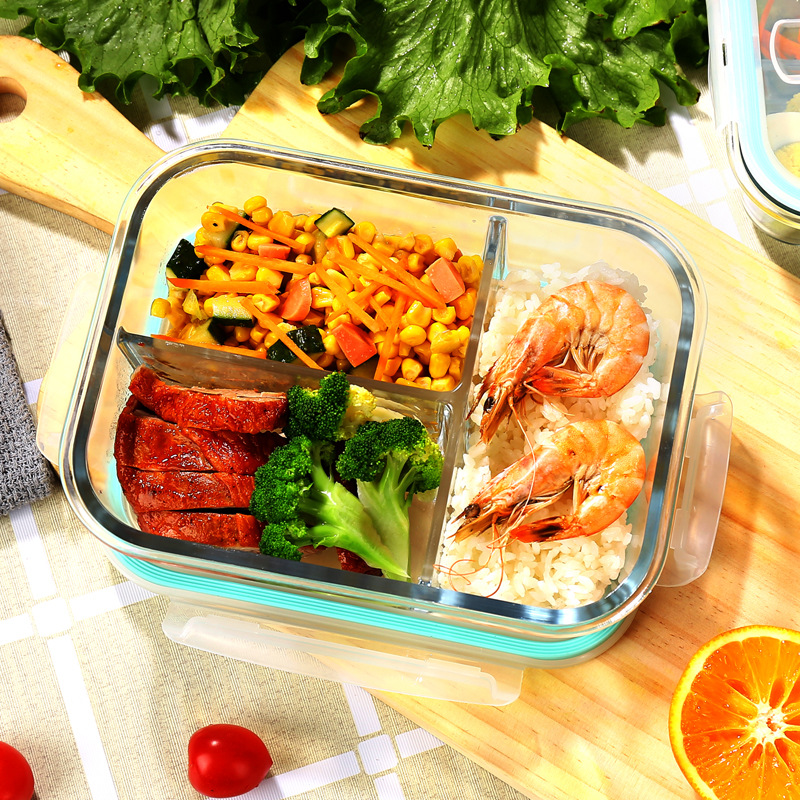 Kotak Penyimpanan Makanan Kaca - Meal Prep Lunch Boxes ulasan dan harga