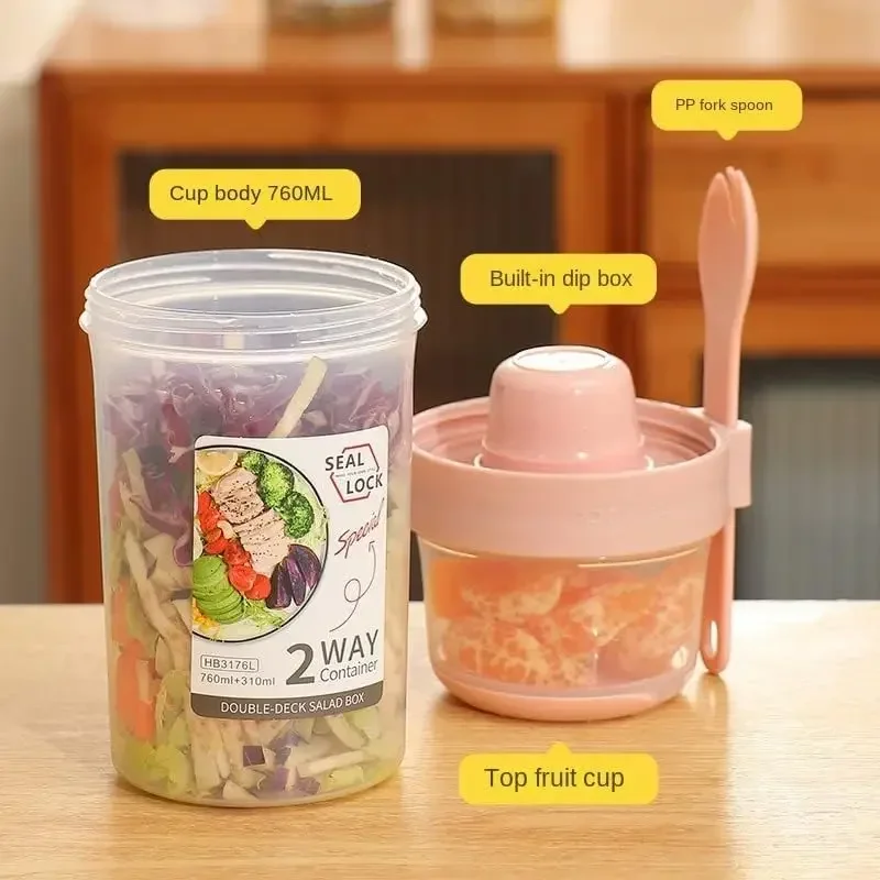 JUSTINLAU Cangkir Salad Pengur - Meal Preparation ulasan dan harga