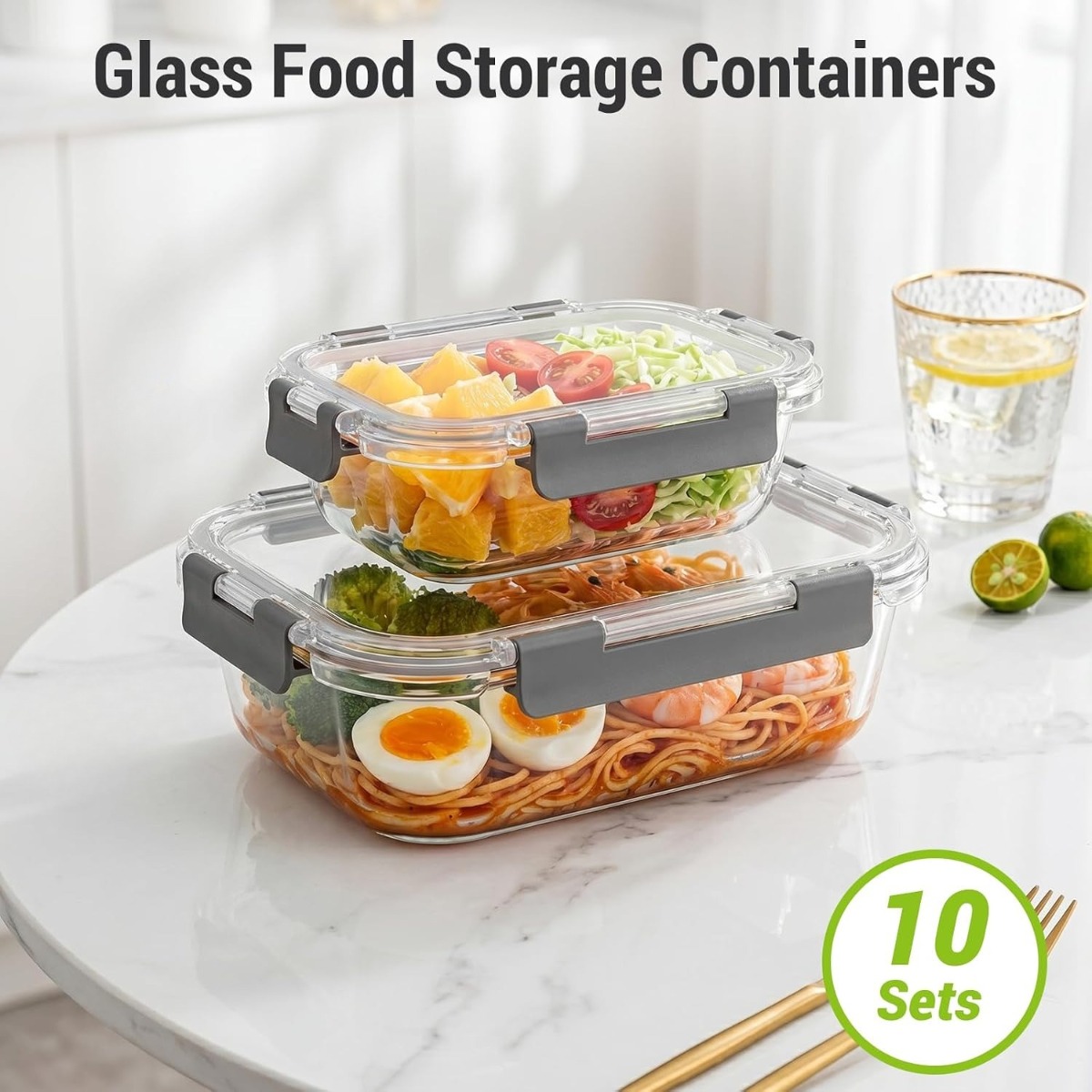 10 Set Wadah Penyimpanan Makan - Meal Prep Kit ulasan dan harga