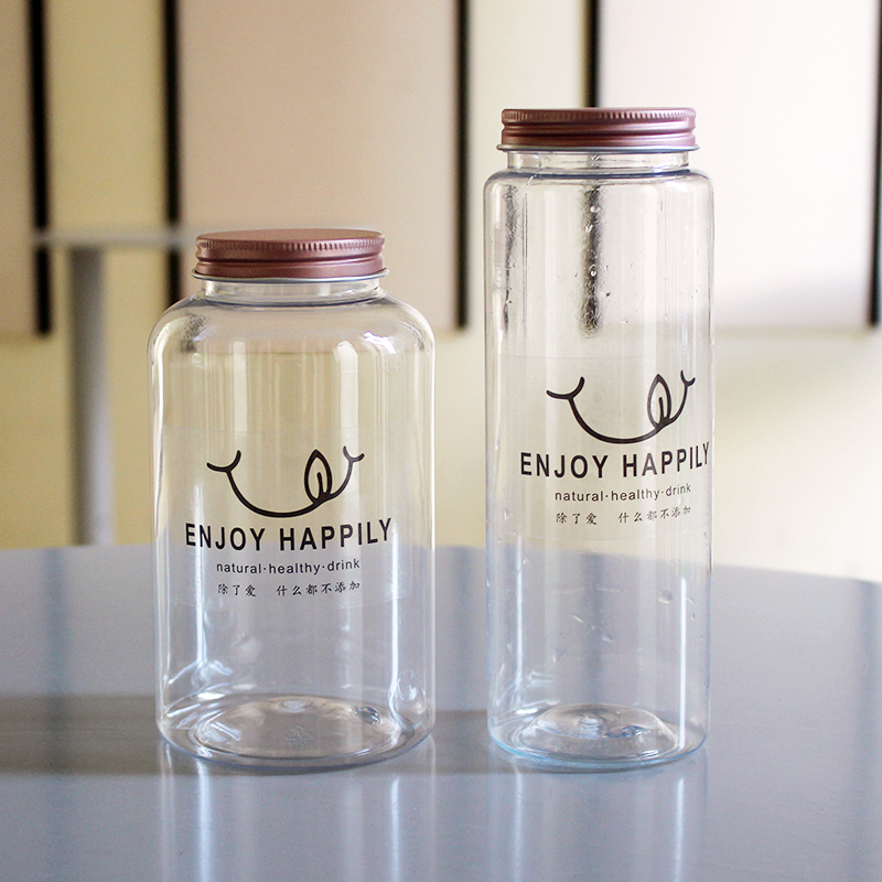 10 Buah Botol Minuman Tertutup - Meal Prep Juice Bottles ulasan dan harga