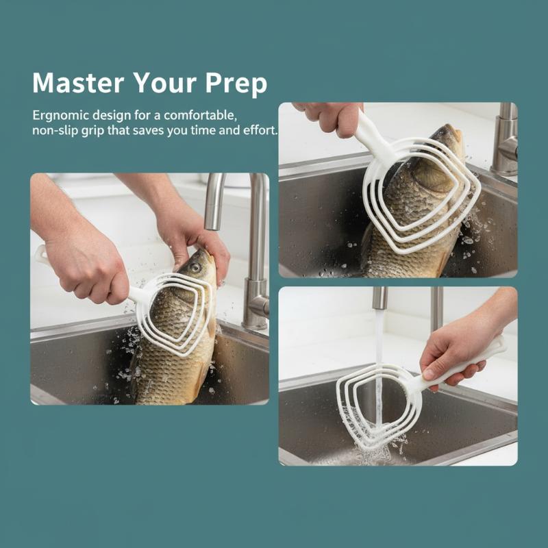 Pengikis Daging Plastik Manual - Meal Prep Chef ulasan dan harga