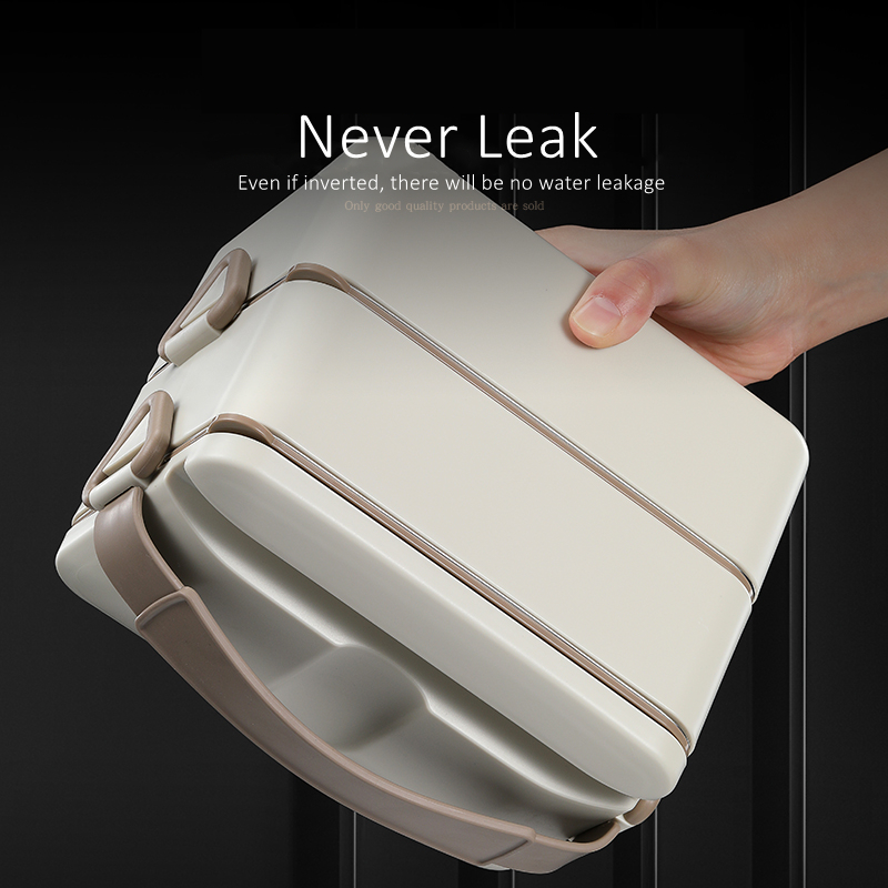 Kotak Bento 2 Lapis Baja Tahan - Meal Prep Lunch Boxes ulasan dan harga