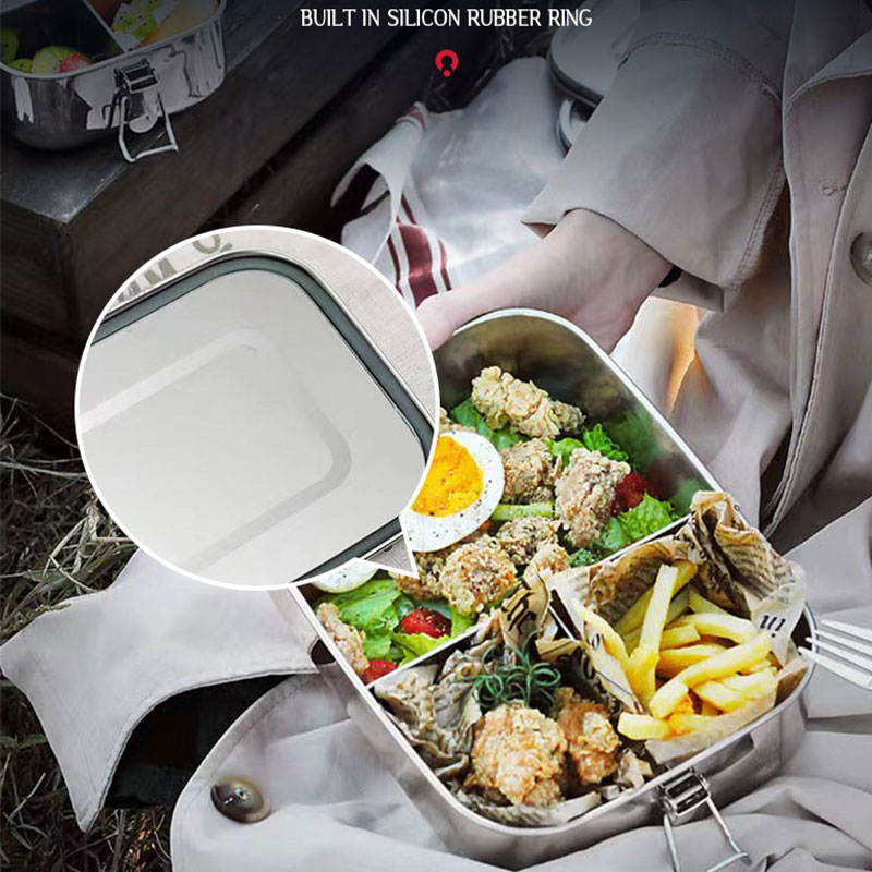 304 Kotak Makan Siang Persegi  - Meal Prep Lunch Boxes ulasan dan harga