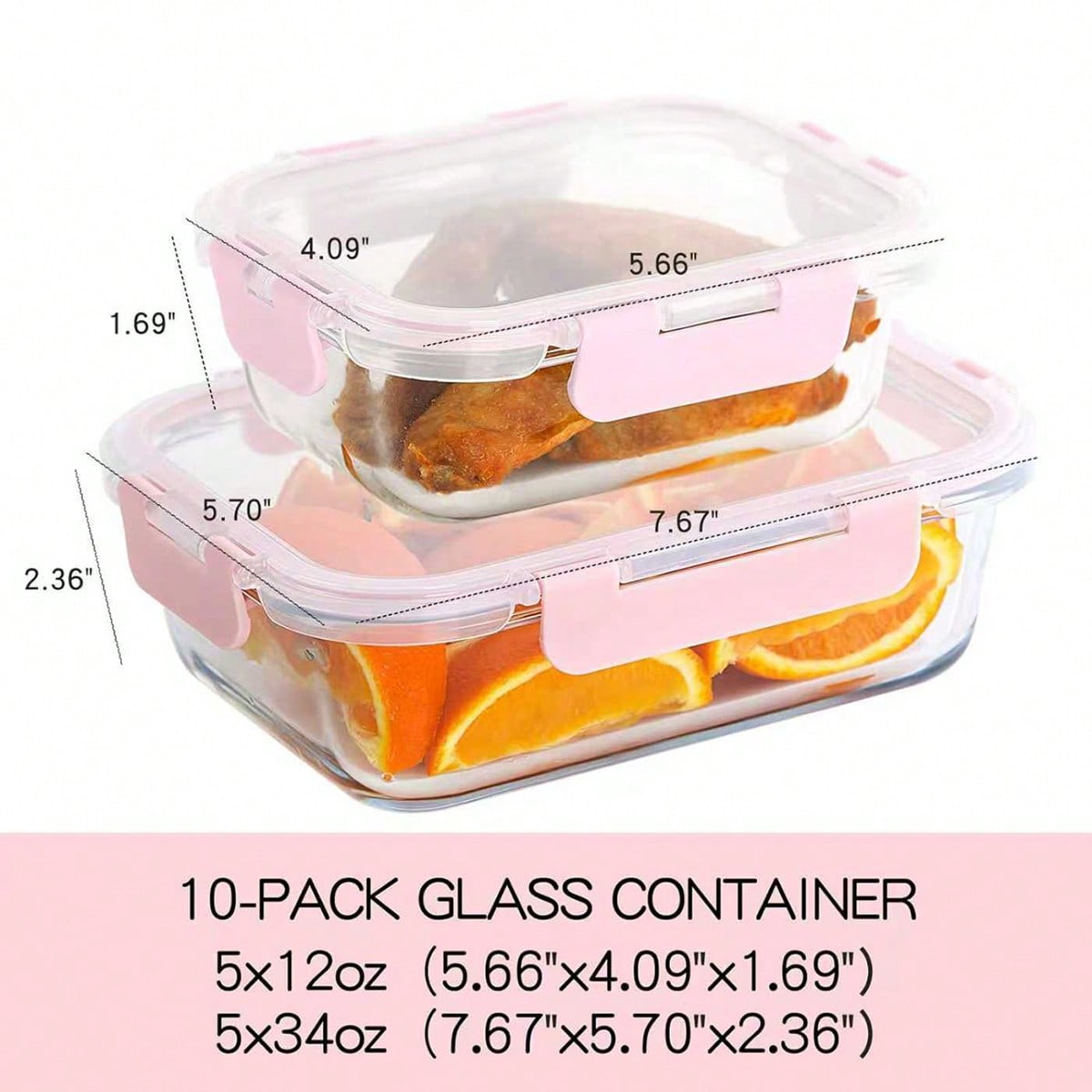 10 Wadah Makanan Kaca, Wadah P - Meal Prep Lunch Boxes ulasan dan harga