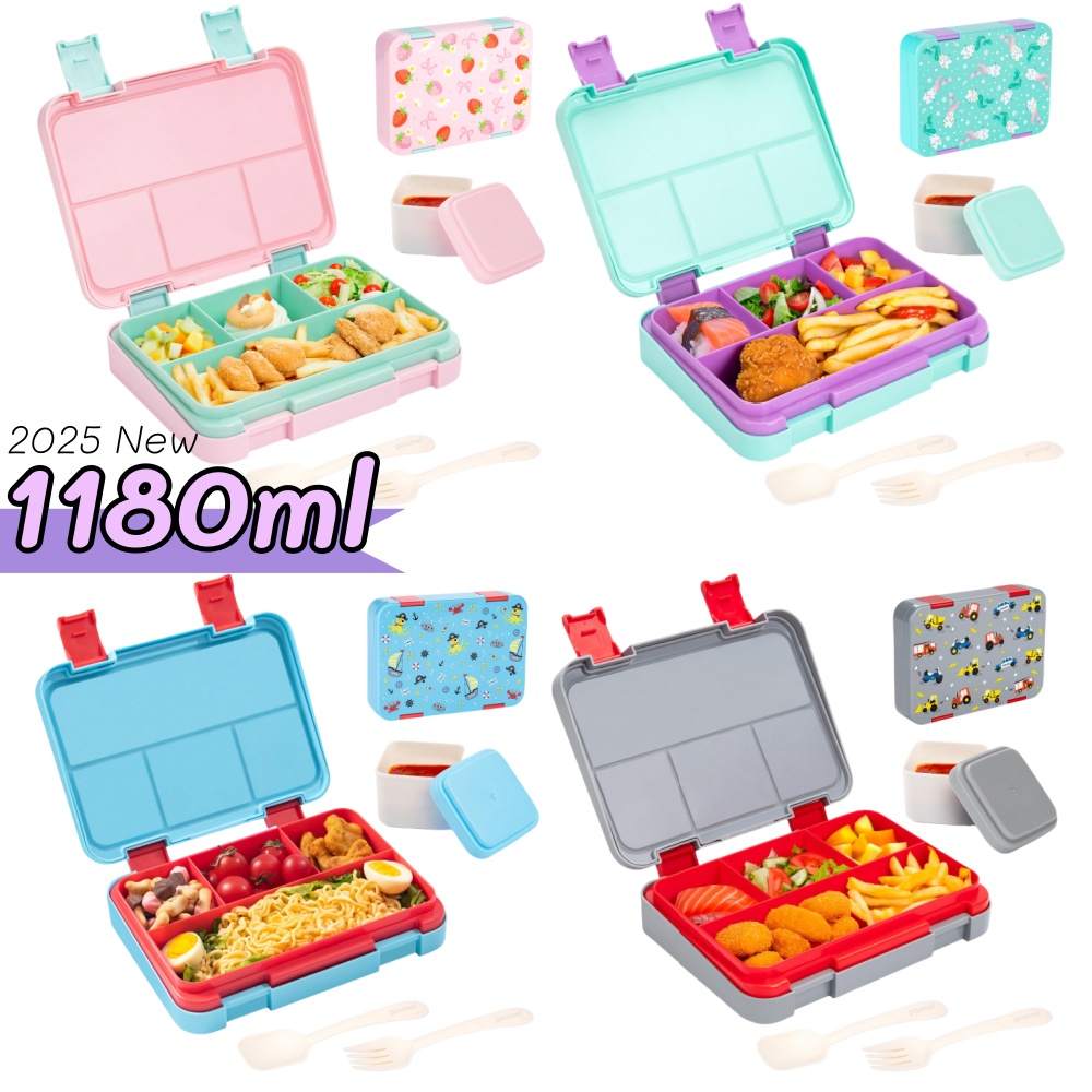 40Oz Set Kotak Makan Siang Ben - Meal Prep Lunch Boxes ulasan dan harga