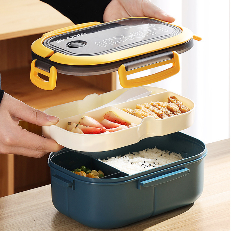Kotak makan siang lapisan gand - Meal Prep Box ulasan dan harga