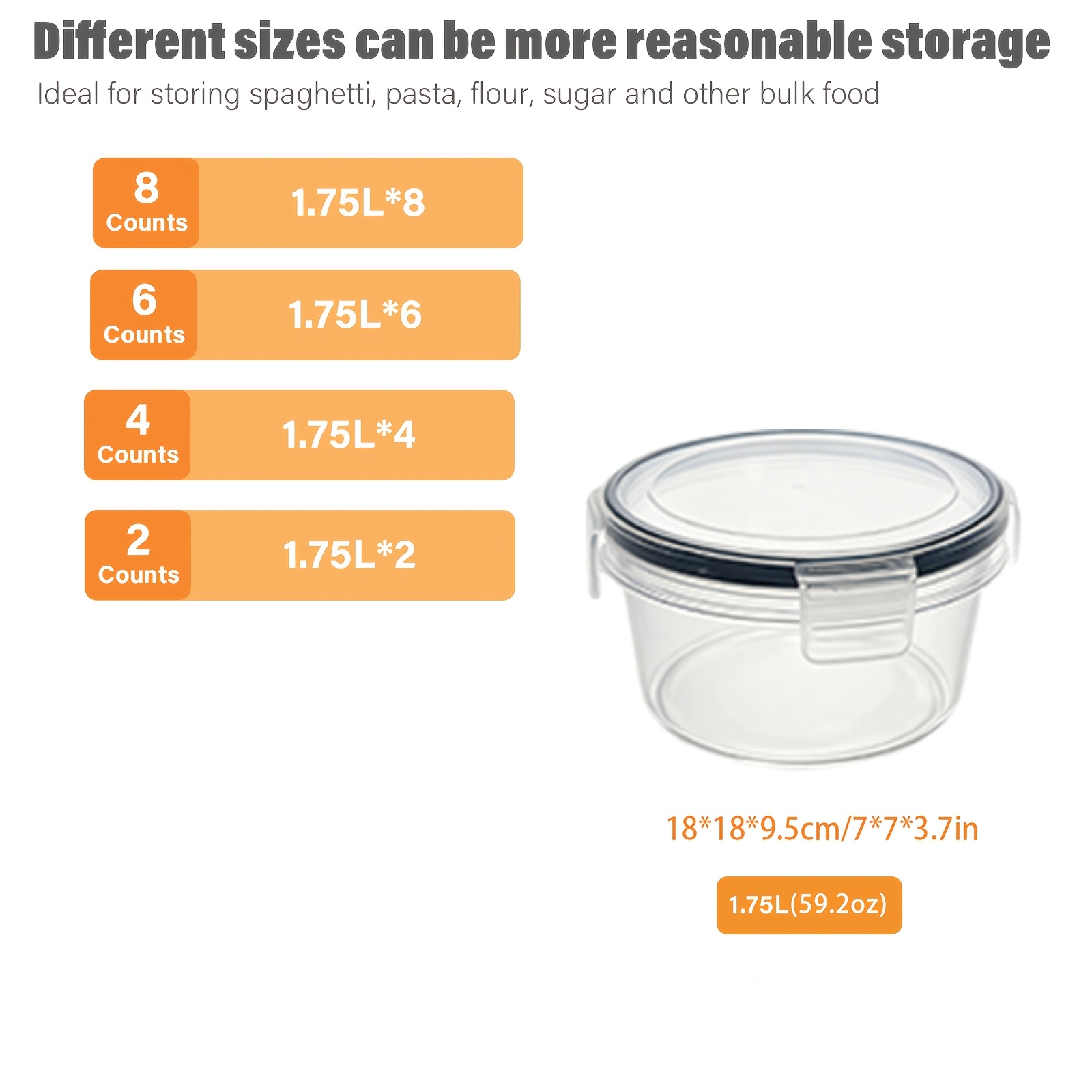 2/4/6/8 Pcs Set Kotak Penyimpa - Meal Preparation ulasan dan harga