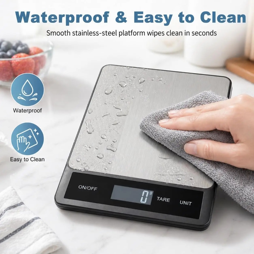 Timbangan Dapur Digital Tahan  - Meal Prep Chef ulasan dan harga