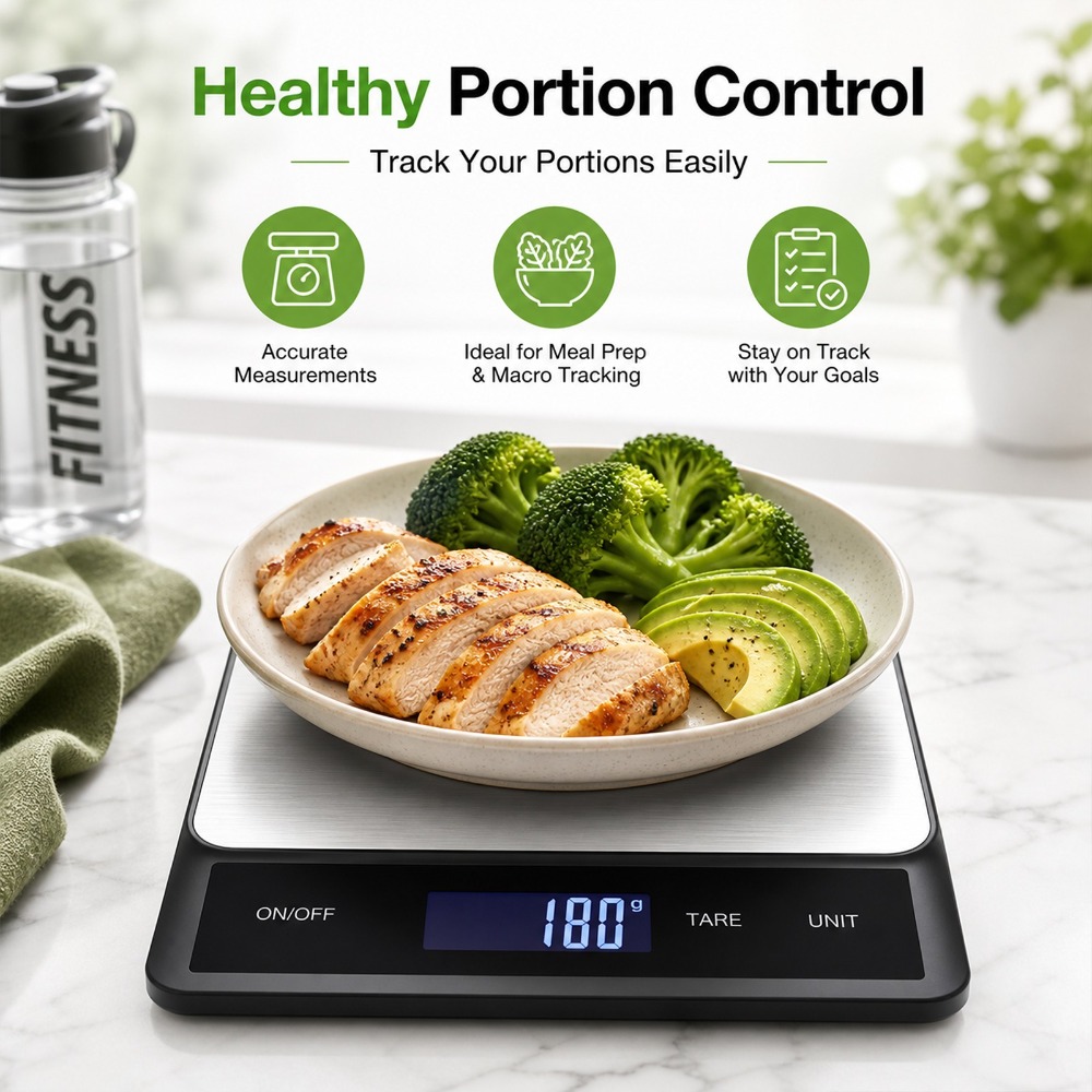 Timbangan Dapur Digital Tahan  - Meal Prep Chef ulasan dan harga