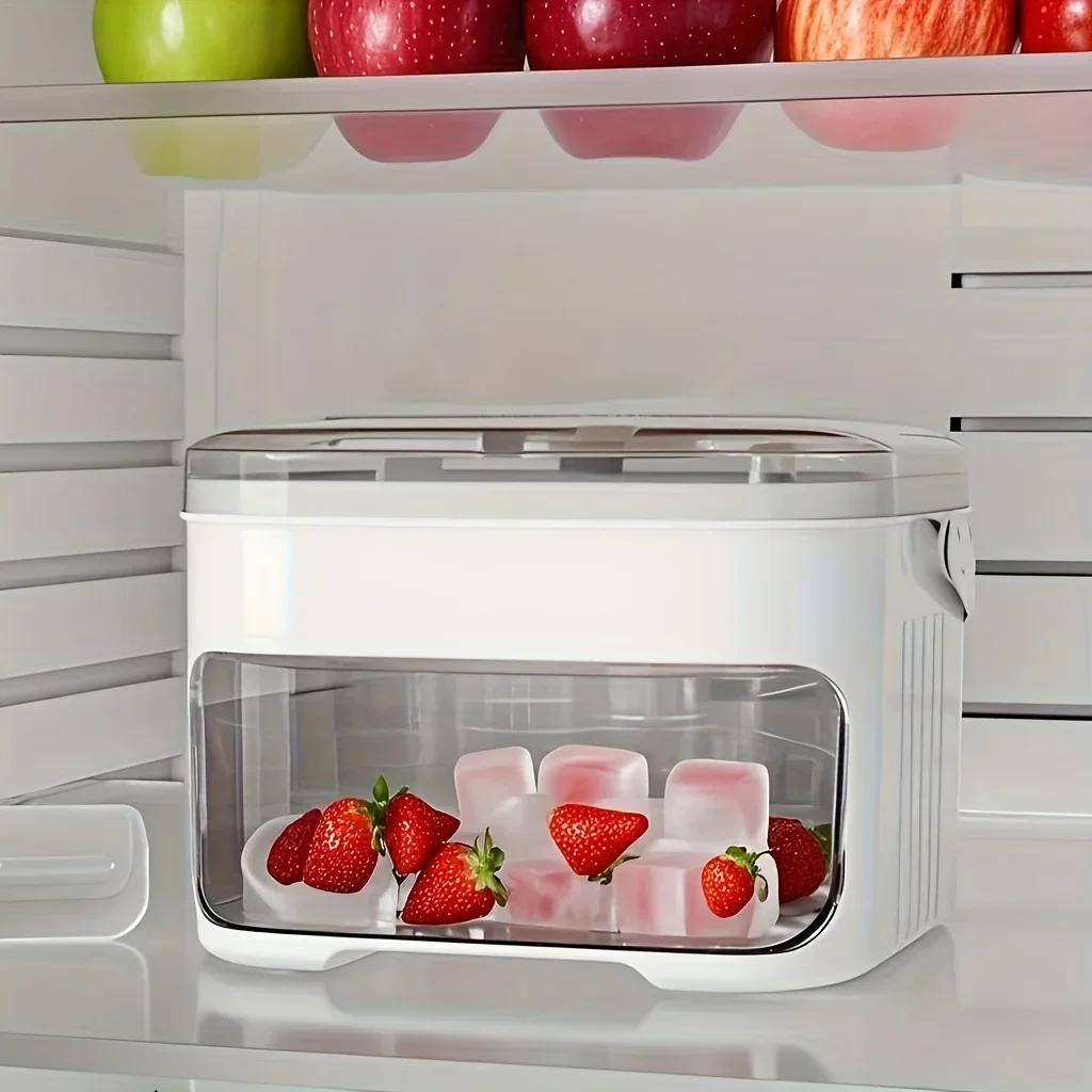 Pembuat Es Batu dengan Tutup T - Meal Prep Box ulasan dan harga