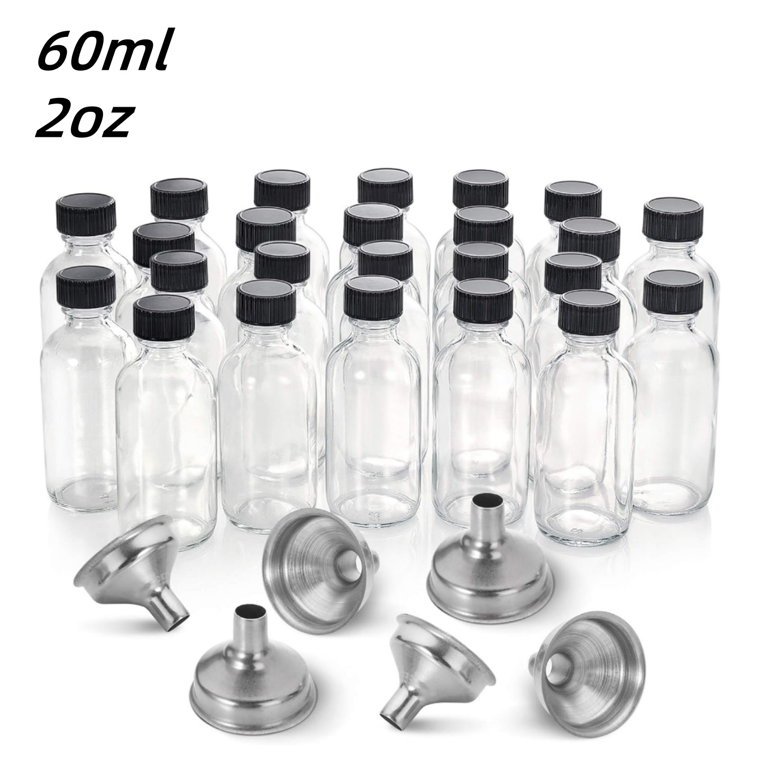 10/20/30 buah Botol Kaca Moder - Meal Prep Juice Bottles ulasan dan harga